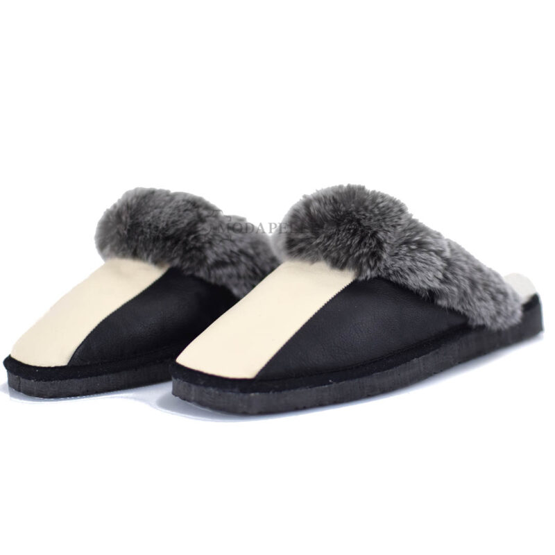 Women’s fur slippers from Kastoria