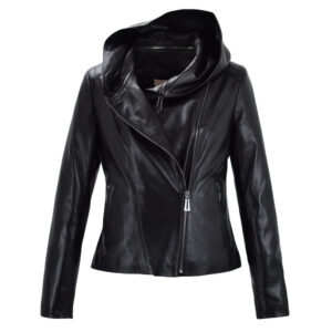 Women's leather jacket