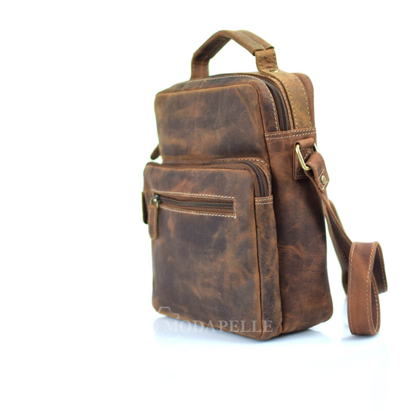 Borsa in pelle a tracolla mp 1951 tan