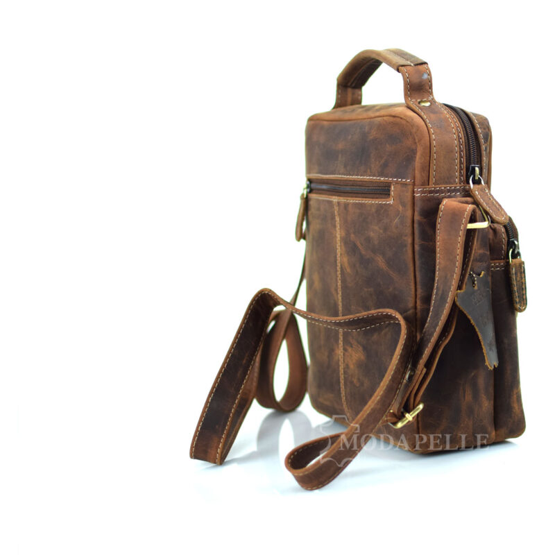 Borsa in pelle a tracolla mp 1951 tan