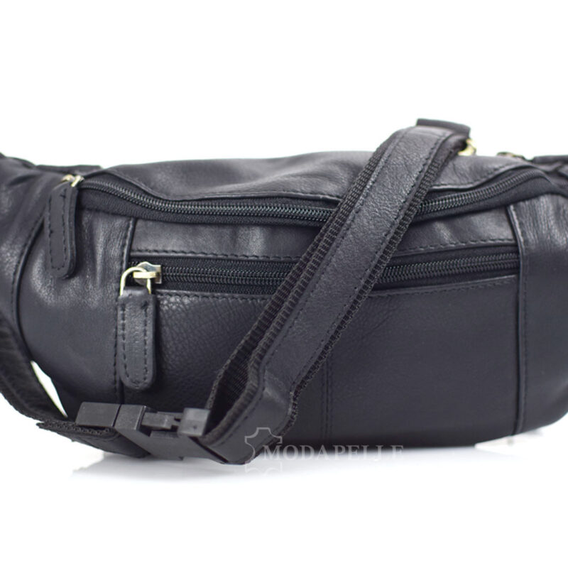 Leder Bauchtasche mp 1956 Schwarz