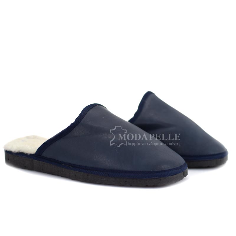 Pantofole in pelliccia mp312 blu