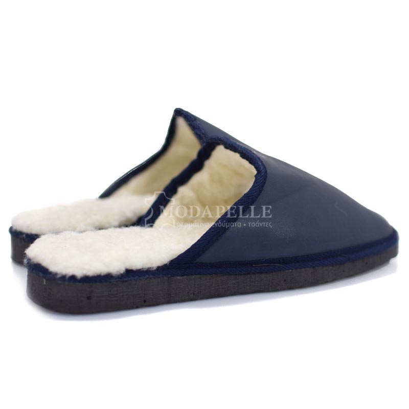 Pantofole in pelliccia mp312 blu