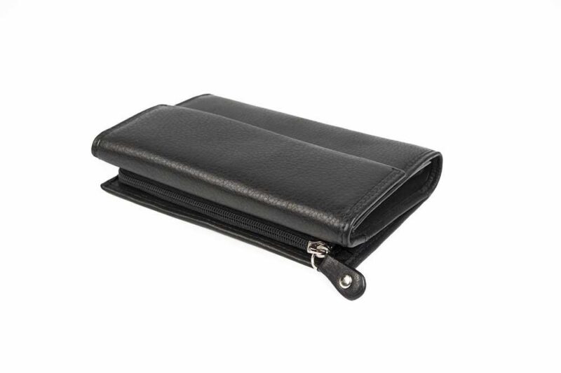 Lederbrieftasche mpw 1006 Schwarz