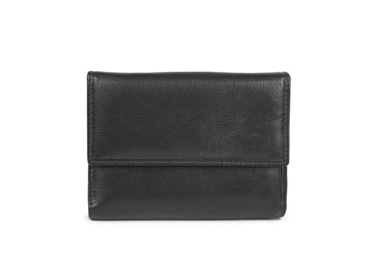 Lederbrieftasche mpw 1007 Schwarz