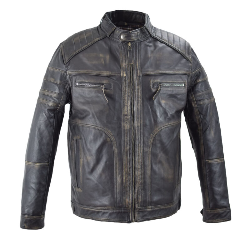 Lederjacke V-Biker