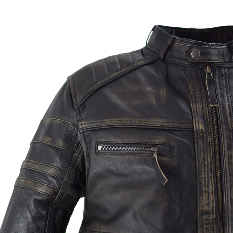 Lederjacke V-Biker