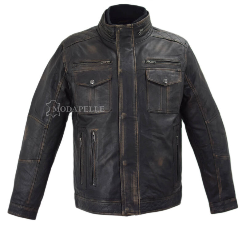 Leather jacket Salvatore