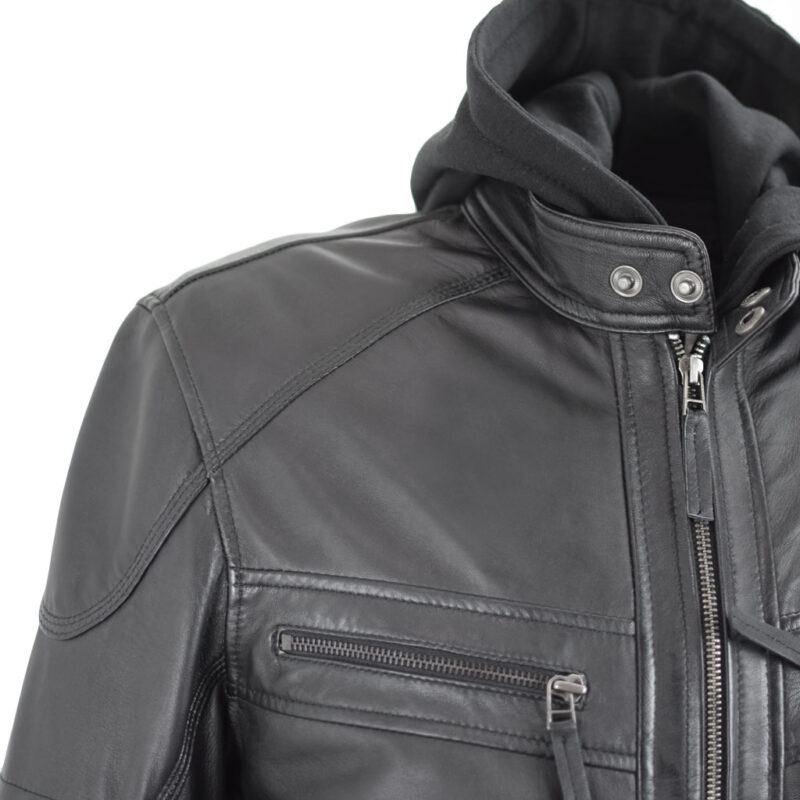 Leather jacket Giorgio black