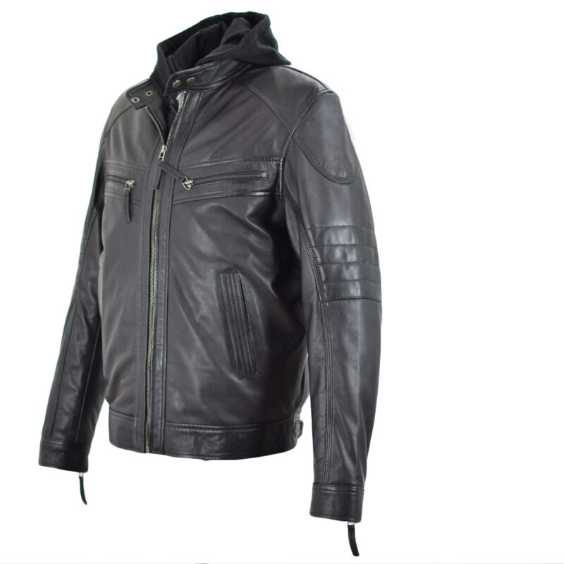 Leather jacket Giorgio black