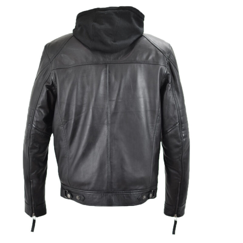 Leather jacket Giorgio black