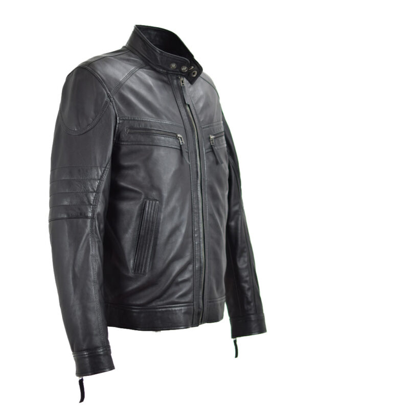 Leather jacket Giorgio black