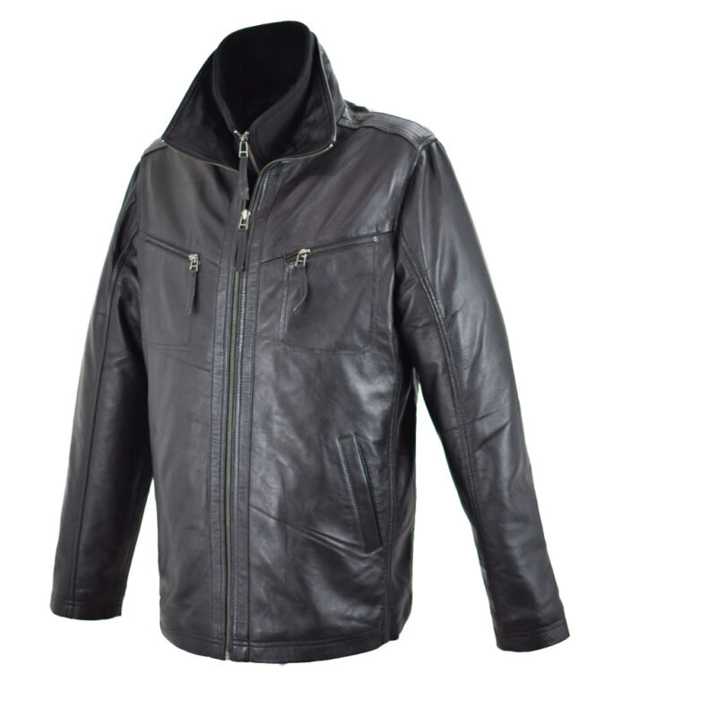 Leather jacket Peter black