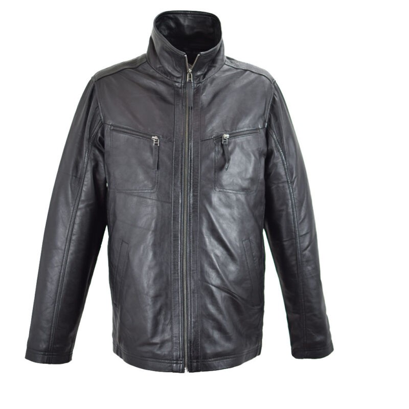 Leather jacket Peter black