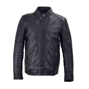 Leather jacket Race black