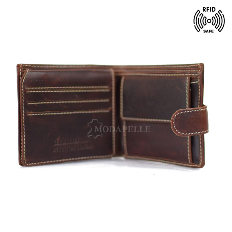 Leather wallet mpw 3009 brown - Image 2