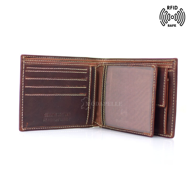 Leather wallet mpw 3010 brown - Image 4