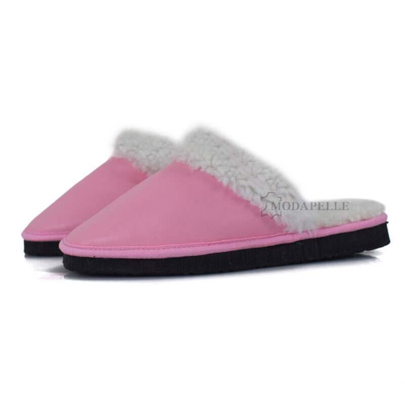 Pantofole in pelliccia mp129 rosa