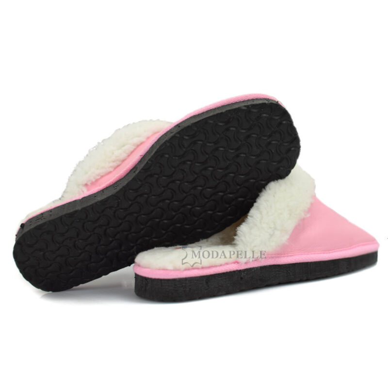 Pantofole in pelliccia mp129 rosa