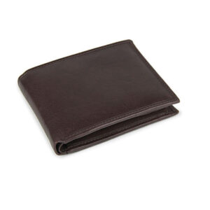 Leather wallet in brown colour