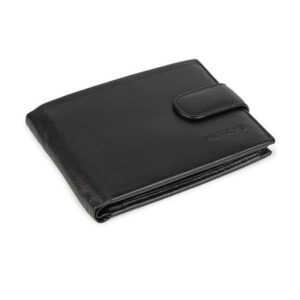 Men’s leather wallet in black colour