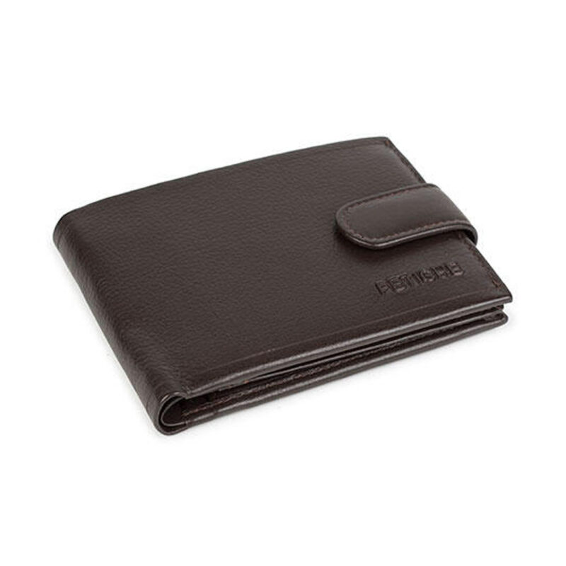 Men’s leather wallet in brown colour