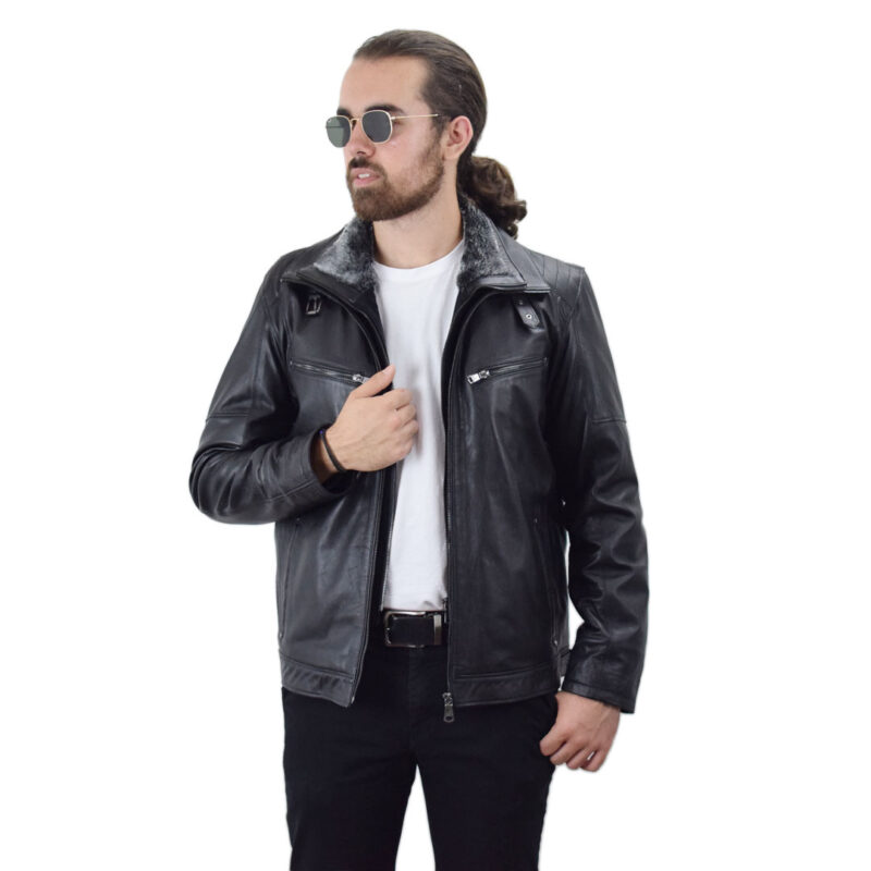 Men’s leather jacket