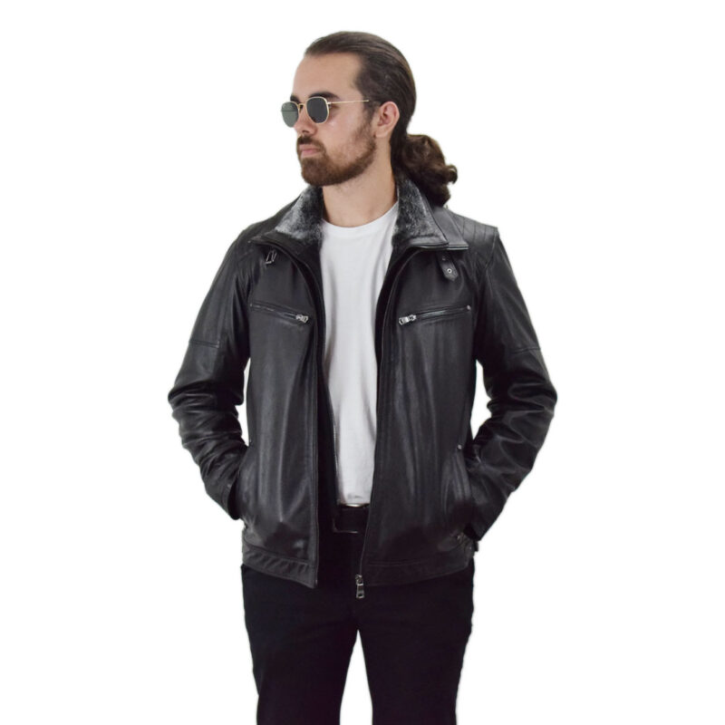 Men’s leather jacket