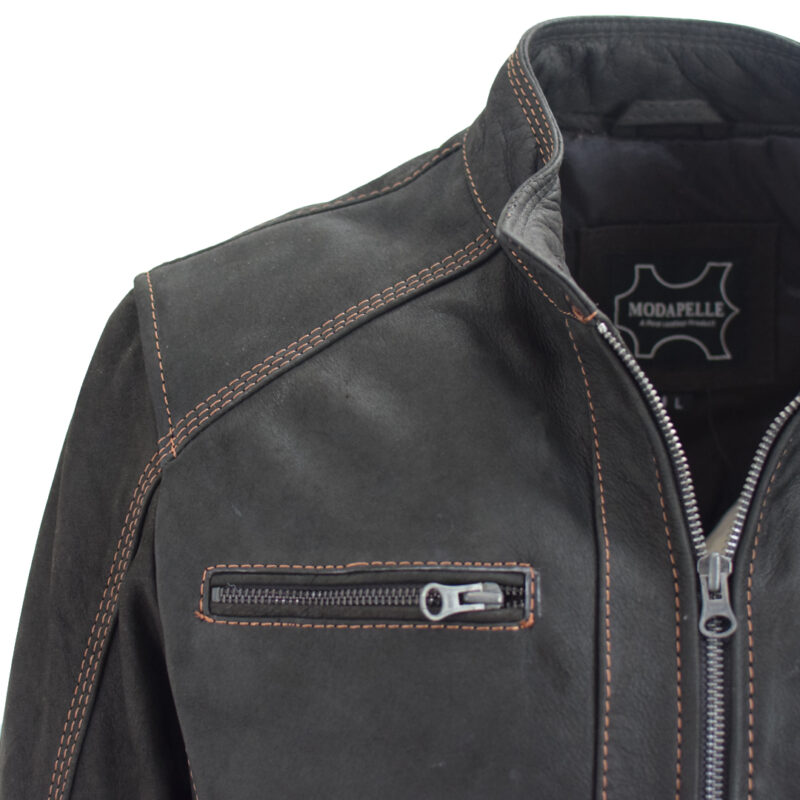 Lederjacke Jerry Braun