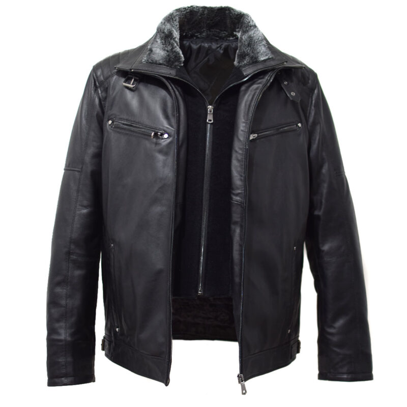 Men’s leather jacket