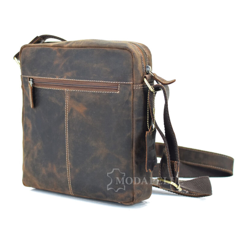 Leather shoulder bag mp 1952 brown