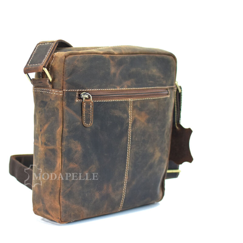 Leather shoulder bag mp 1952 brown - Image 2