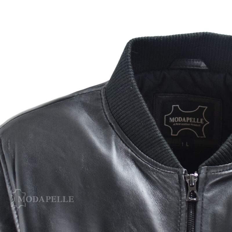 Leather jacket Bomber
