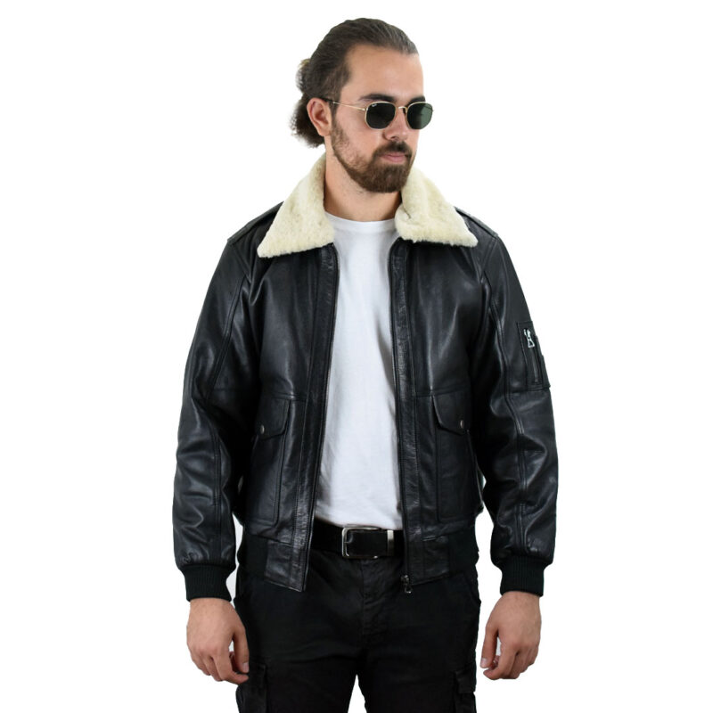 Lederjacke Pilot