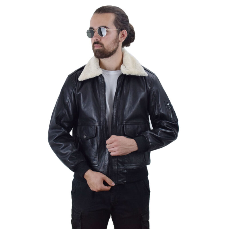 Lederjacke Pilot