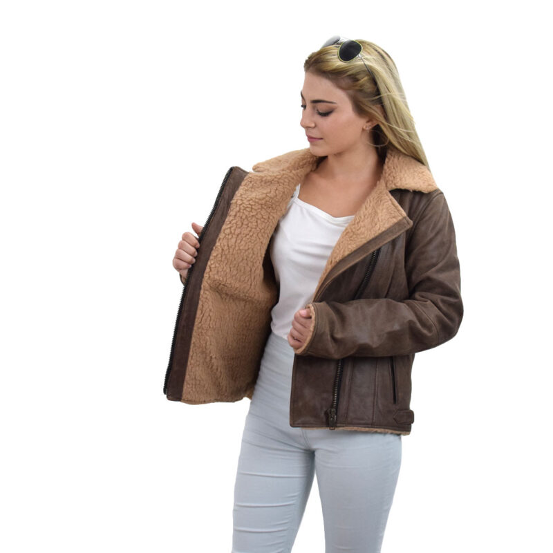 women's leather jacket