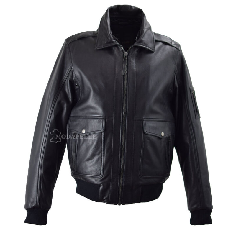 Lederjacke Pilot