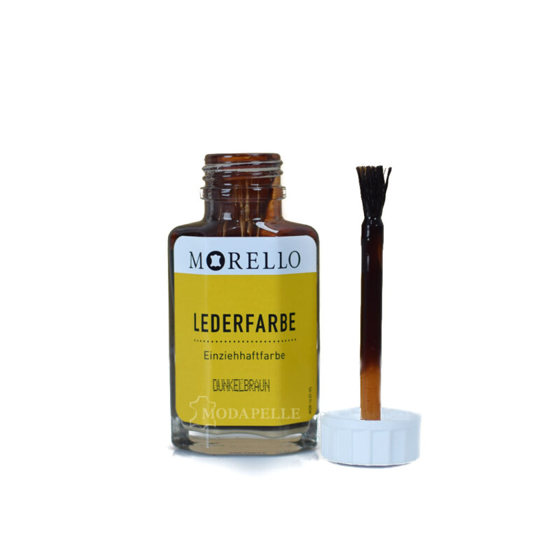 Morello ανεξίτηλη βαφή λείων δερμάτων 40ml χρώμα καφέ