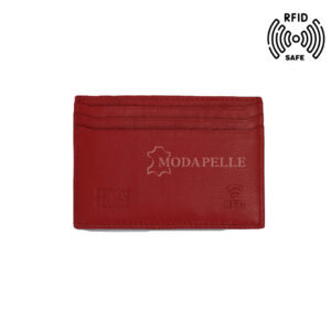 Custodia in pelle per carte mp 3013 rosso