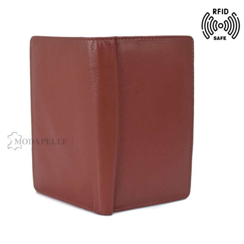 Men’s leather wallet in tan colour