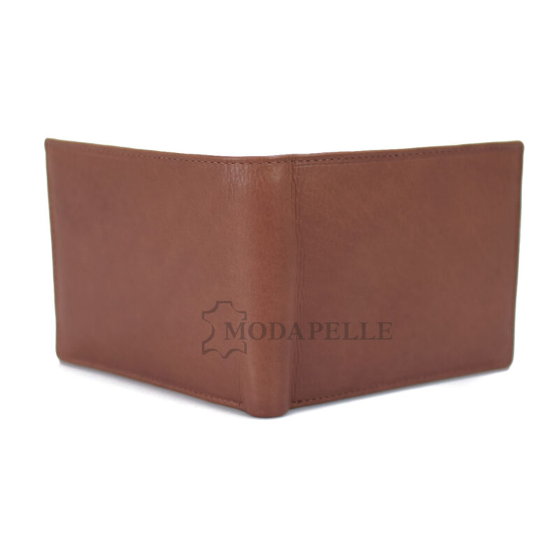 Men’s leather wallet in tan colour