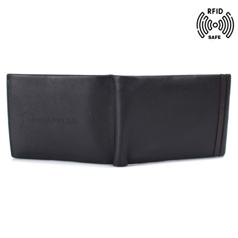 Lederbrieftasche mpw 3021 Schwarz