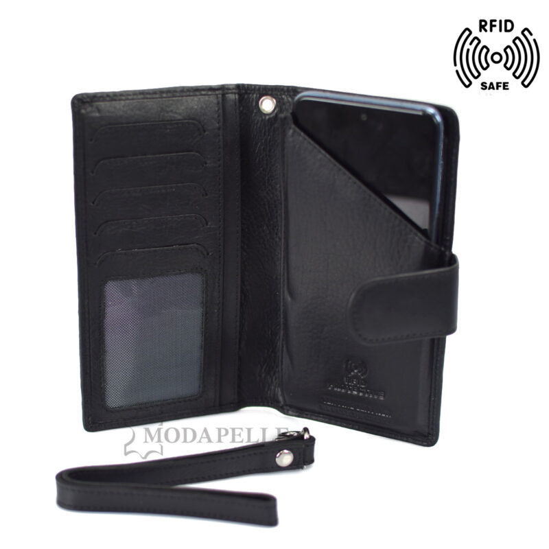 Lederbrieftasche mpw 1010 Schwarz