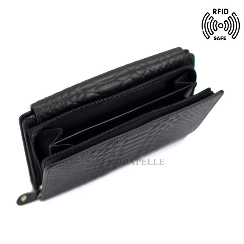 Lederbrieftasche mpw 1011 Schwarz