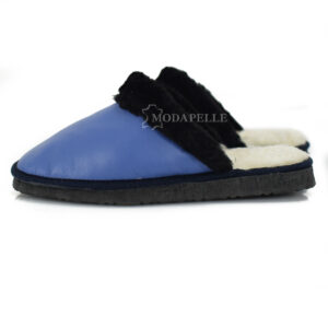 Pantofole in pelliccia mp135 bluette