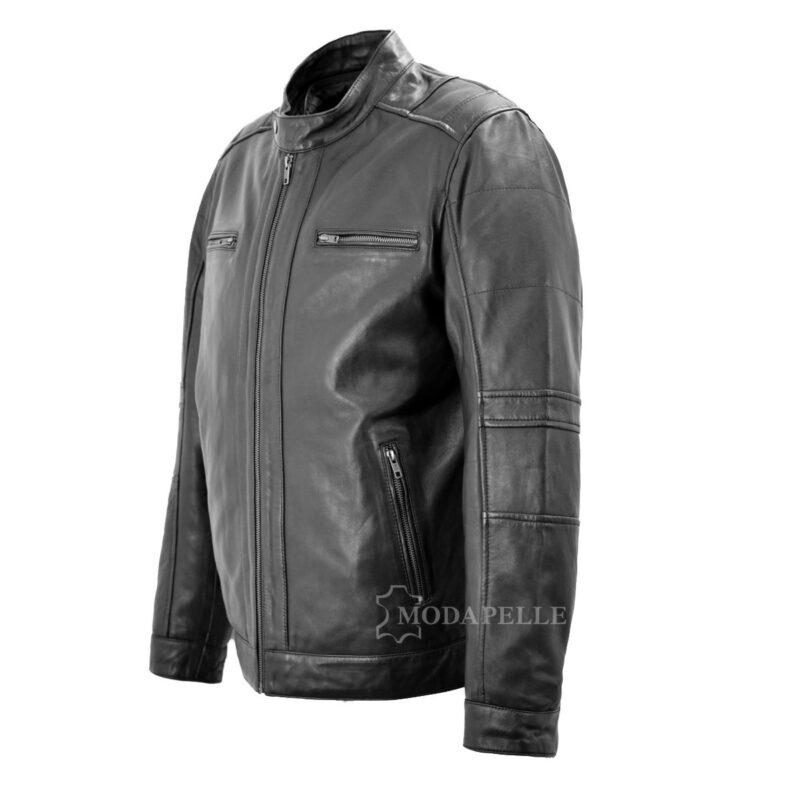 Lederjacke Robin Schwarz