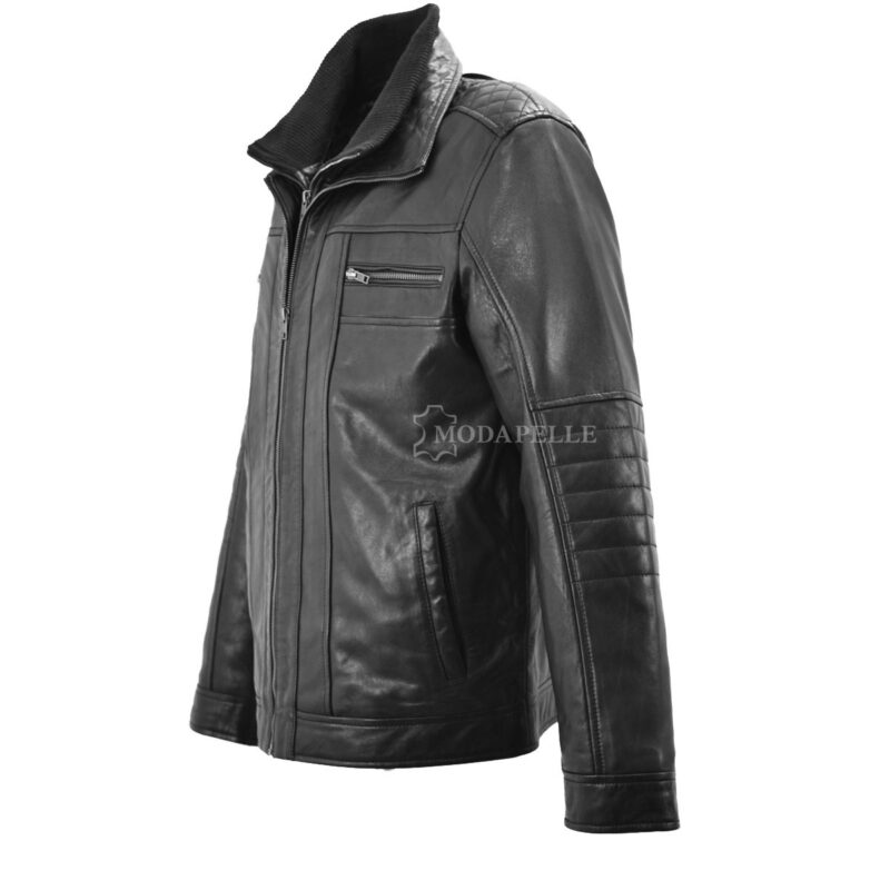 Lederjacke Carter Schwarz