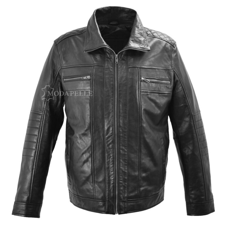 Leather jacket Carter black