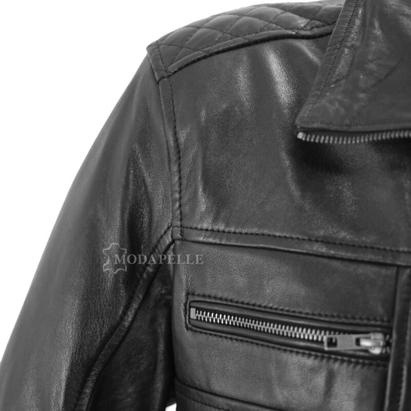 Leather jacket Carter black