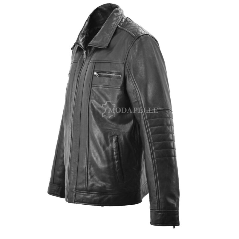 Lederjacke Carter Schwarz